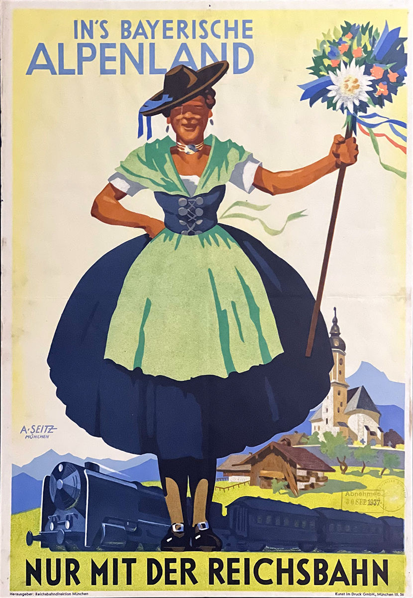 ins-bayerische-alpenland-nurmit der reichsbahn